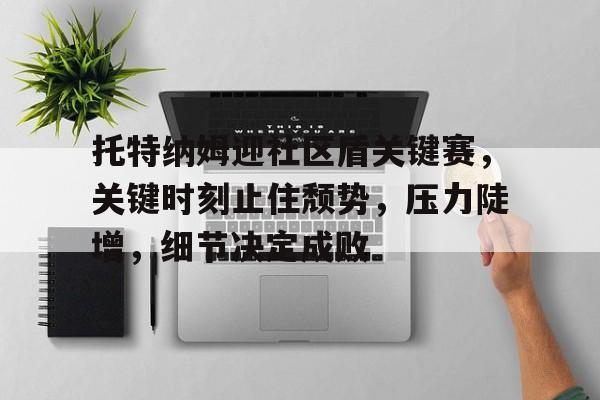 九游体育APP-关于托特纳姆迎社区盾关键赛，关键时刻止住颓势，压力陡增，细节决定成败的信息